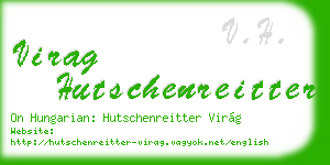 virag hutschenreitter business card